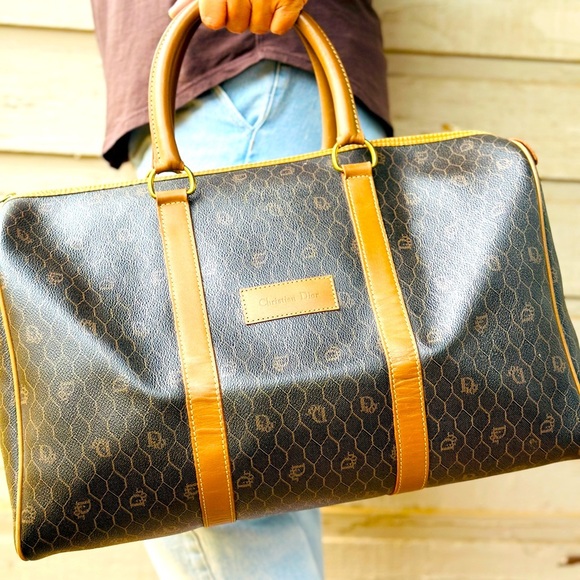 CHRISTIAN DIOR Boston Travel Bag with COA. GUC❗️ - Picture 1 of 17